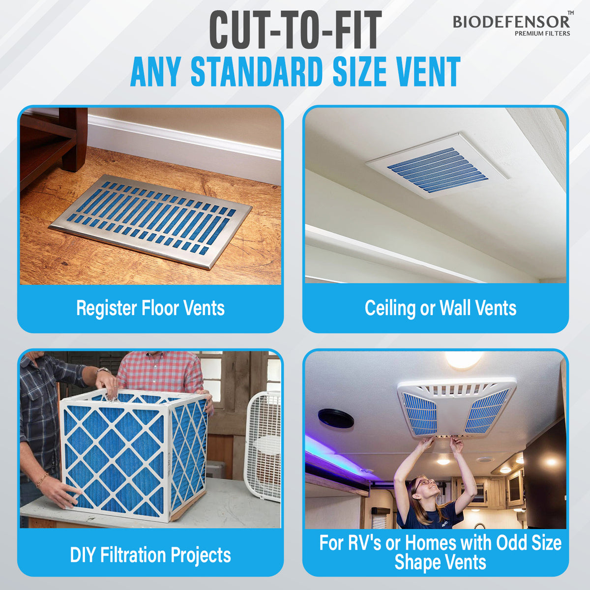 Filter Kit Hvac Vent Filter Aitecac Combo Pack For Fresh Air